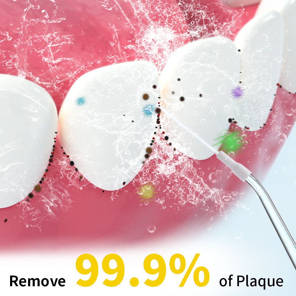 Cordless Dental Flosser 3 Modes 5 Tips