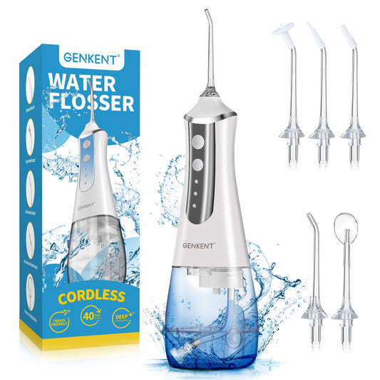 Cordless Dental Flosser 3 Modes 5 Tips