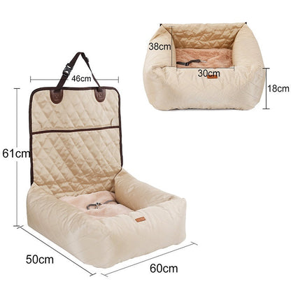 2 In 1 Pet Pet Carrier & Car Seat Pad