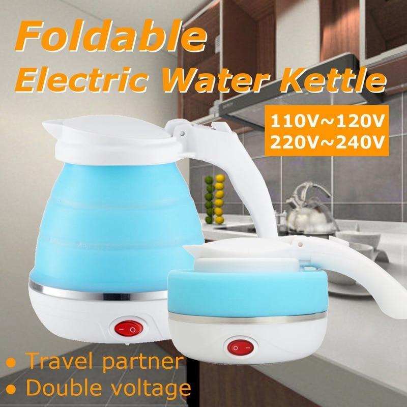 Foldable Travel Kettle – Boil Water in 2 Minutes | BPA-Free, Auto Shut-Off, 800W Power