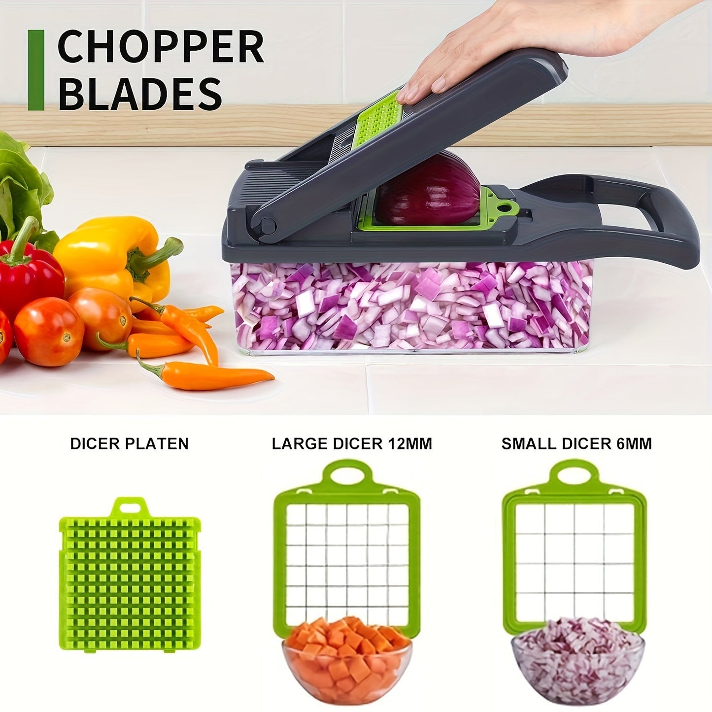 16in1 Multifunctional Vegetable Chopper