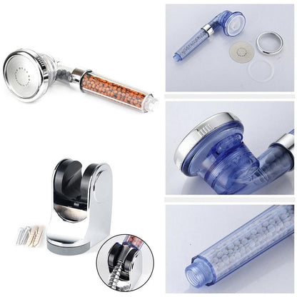 High-Pressure 3-Mode Shower Head – Built-In Filter for Softer Skin & Cleaner Water