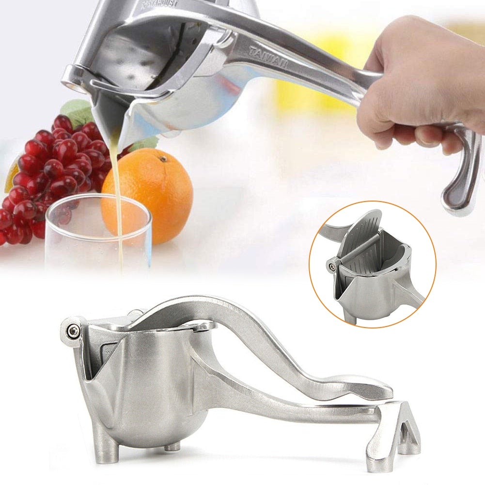 Hand Press Fruit Juicer – 99% Extraction, Zero Mess, No Power Needed