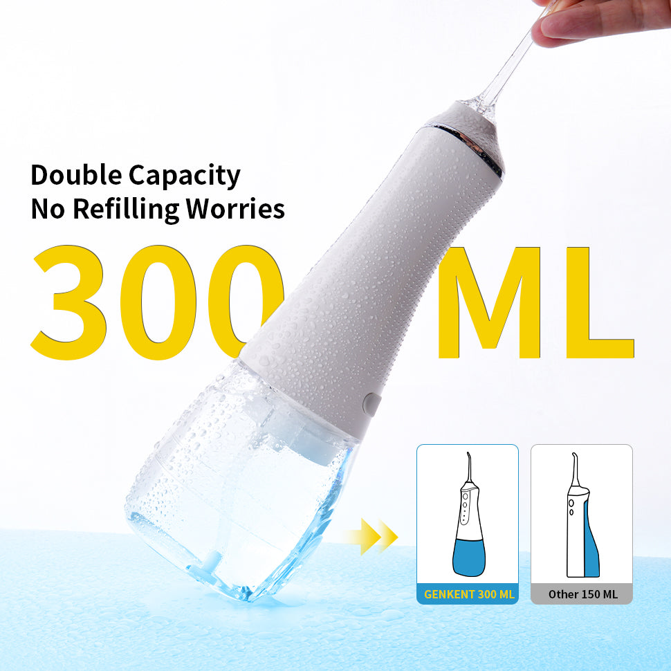 Cordless Dental Flosser 3 Modes 5 Tips