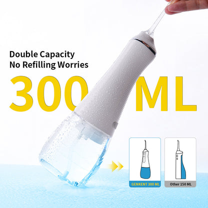 Cordless Dental Flosser 3 Modes 5 Tips