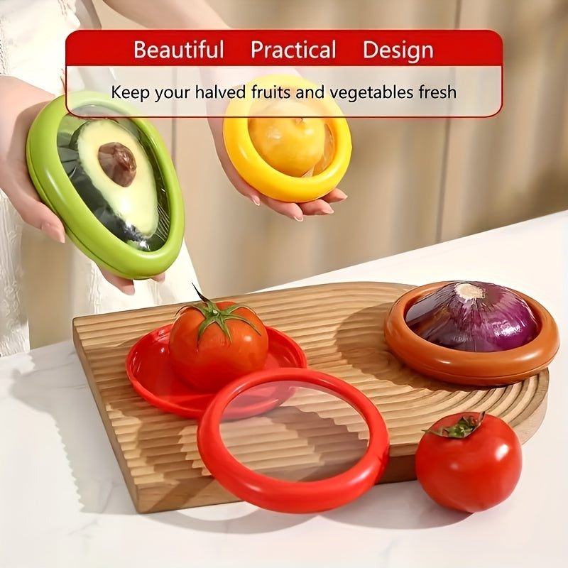Reusable Transparent Food Preservation Box Set