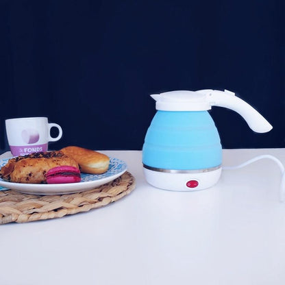 Foldable Travel Kettle – Boil Water in 2 Minutes | BPA-Free, Auto Shut-Off, 800W Power