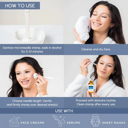 Professional Adjustable Microneedling Derma Stamp