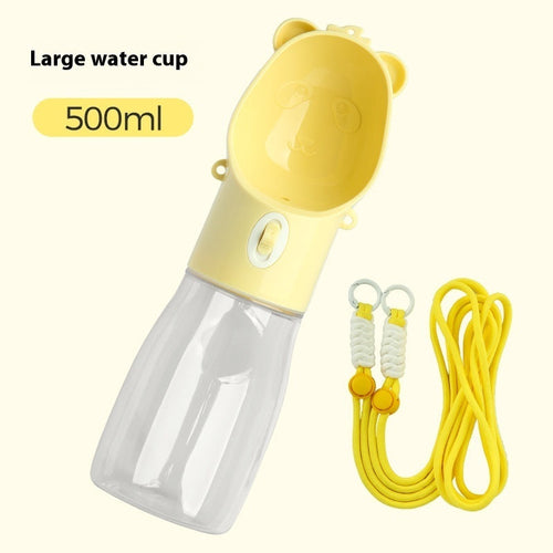 2 In 1 Portable Pet Water Bottle