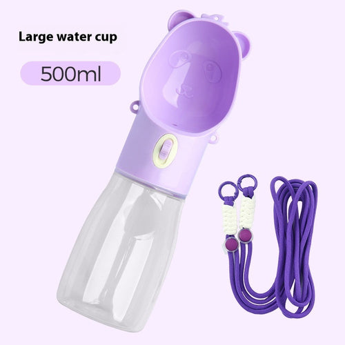 2 In 1 Portable Pet Water Bottle