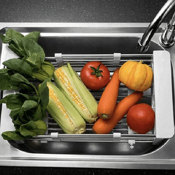Roll-Up Sink Rack – Expand Drying Space, Declutter Your Kitchen