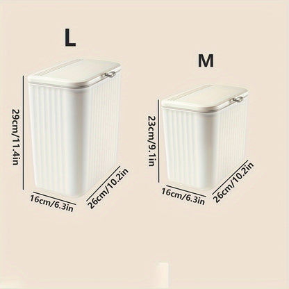 WallMounted Trash Bin with Toilet Paper Holder