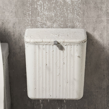 WallMounted Trash Bin with Toilet Paper Holder