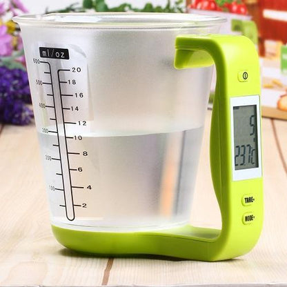 Digital LCD Measuring Cup – Weigh, Measure & Monitor in One Tool