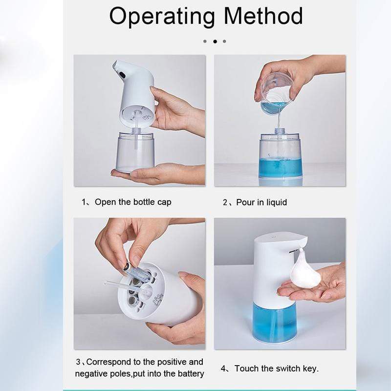 Touchless Foam Soap Dispenser – Infrared Sensor for Hygienic, Hands-Free Cleaning
