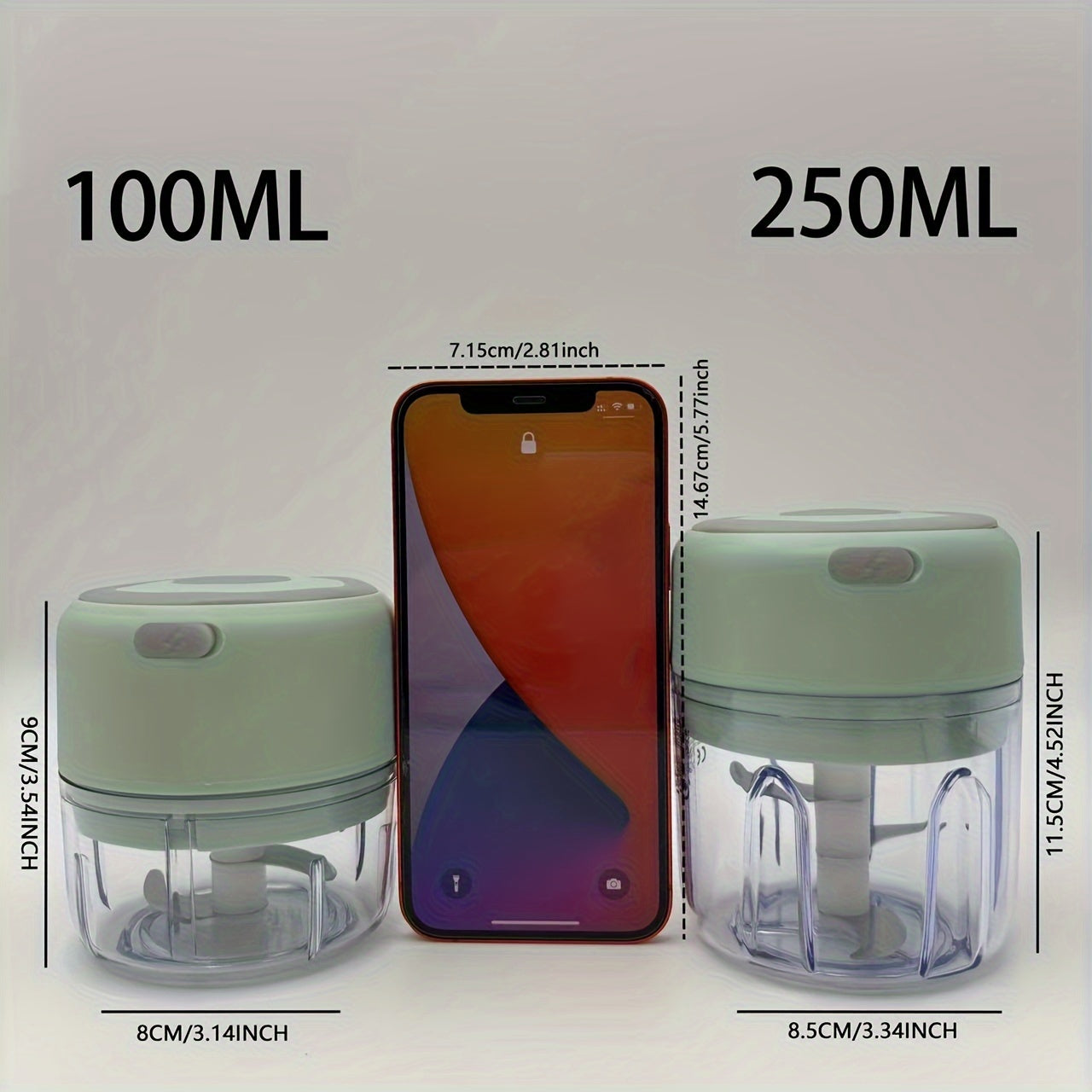 Rechargeable Compact Chopper 250Ml