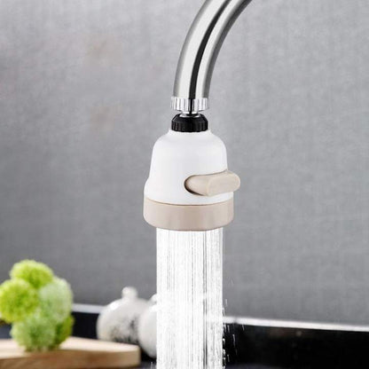 3-Mode Water-Saving Faucet Head – Splash-Proof Swivel Sprayer for Easy Kitchen Cleaning