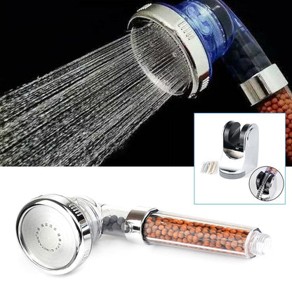 High-Pressure 3-Mode Shower Head – Built-In Filter for Softer Skin & Cleaner Water