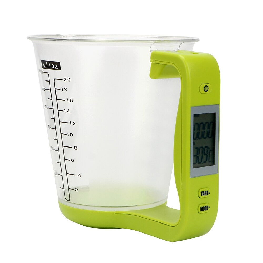Digital LCD Measuring Cup – Weigh, Measure & Monitor in One Tool