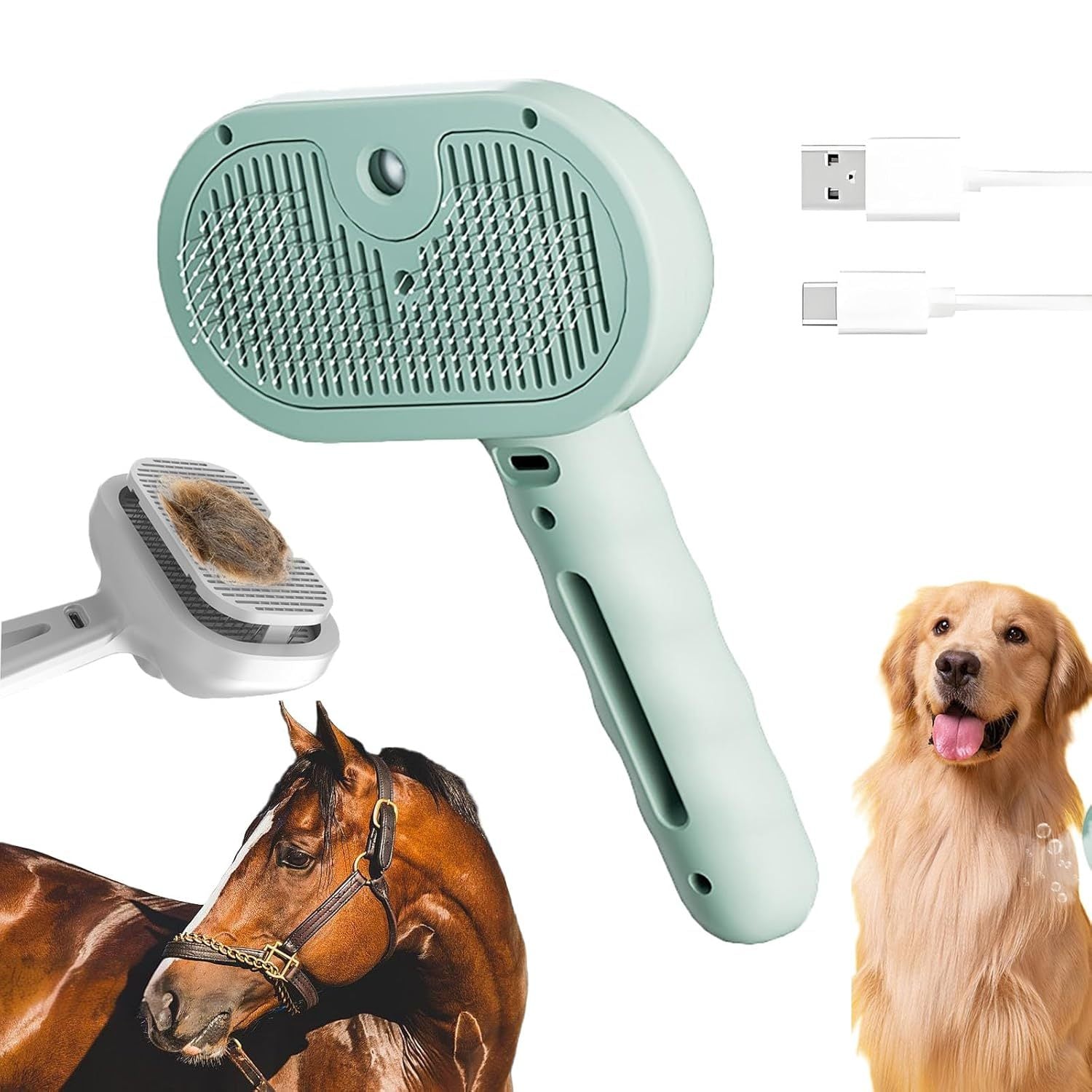 Merkvis FurGlow™ Hydrating Grooming Tool