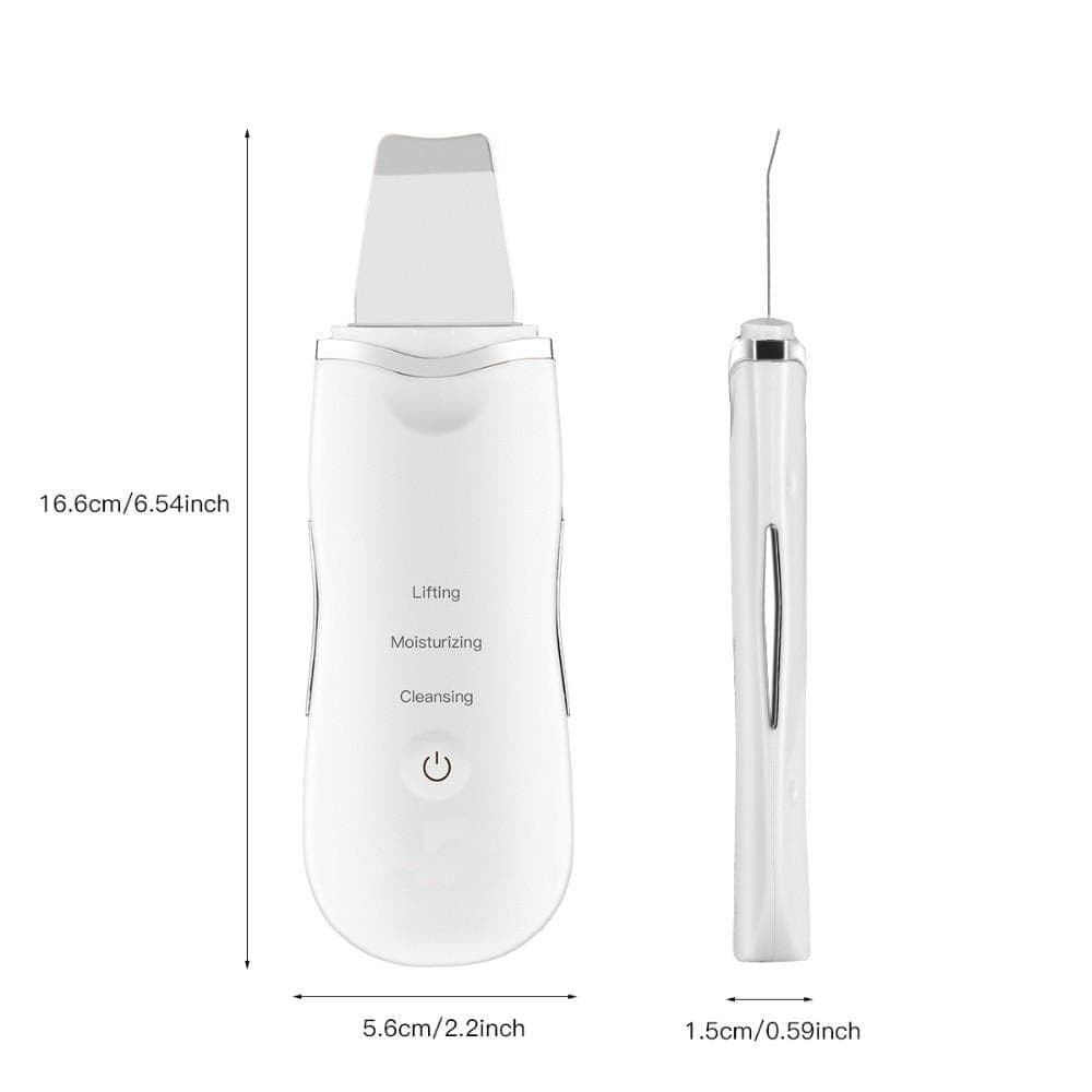 Ultrasonic 3-in-1 Facial Scrubber – Deep Pore Cleanser, Skin Lifter & Glow Booster