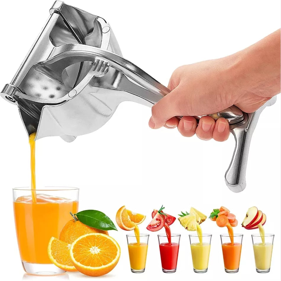 Hand Press Fruit Juicer – 99% Extraction, Zero Mess, No Power Needed