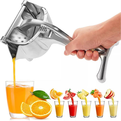 Hand Press Fruit Juicer – 99% Extraction, Zero Mess, No Power Needed