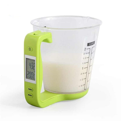 Digital LCD Measuring Cup – Weigh, Measure & Monitor in One Tool