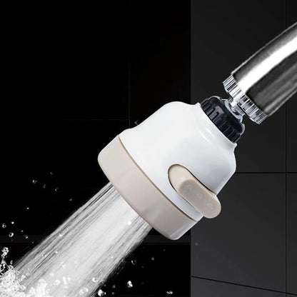3-Mode Water-Saving Faucet Head – Splash-Proof Swivel Sprayer for Easy Kitchen Cleaning
