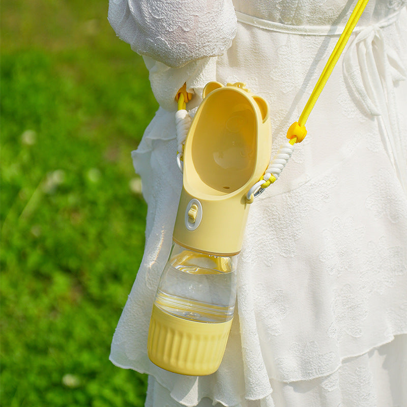 2 In 1 Portable Pet Water Bottle