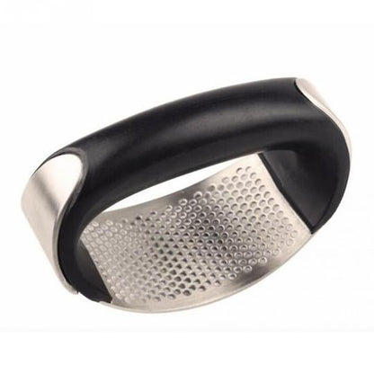 Stainless Steel Garlic Press – Crush Cloves Fast with No Mess