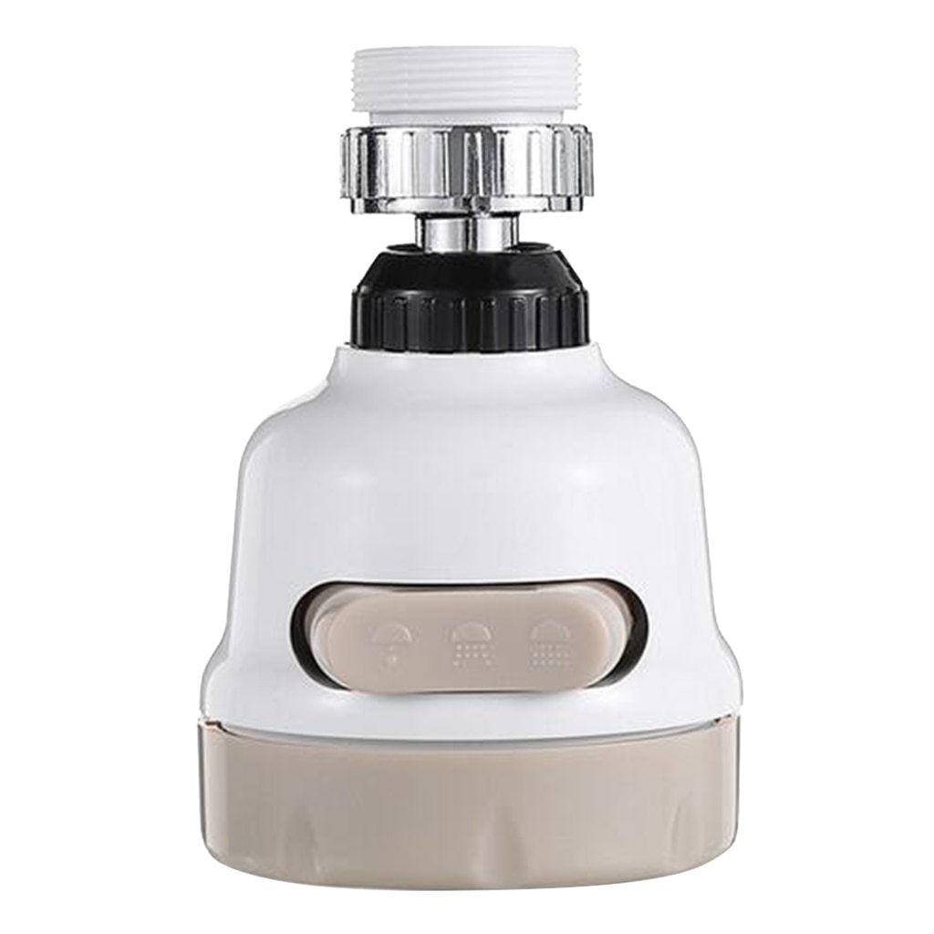 3-Mode Water-Saving Faucet Head – Splash-Proof Swivel Sprayer for Easy Kitchen Cleaning