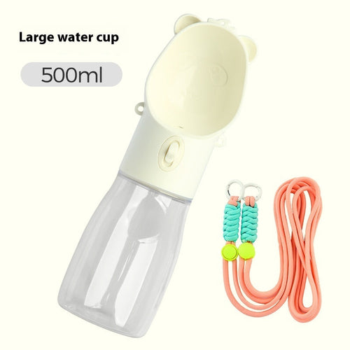 2 In 1 Portable Pet Water Bottle