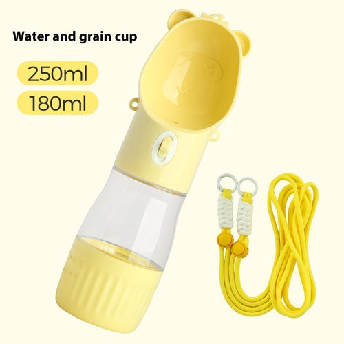 2 In 1 Portable Pet Water Bottle