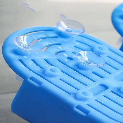 Foot Scrubber Massage Slippers – Clean & Exfoliate Without Bending | Suction Grip & Pumice Stone