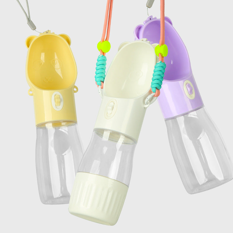 2 In 1 Portable Pet Water Bottle