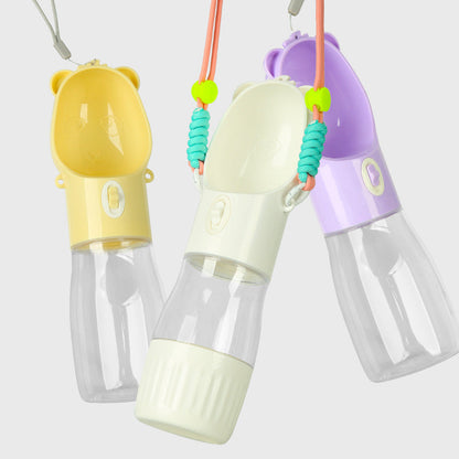 2 In 1 Portable Pet Water Bottle