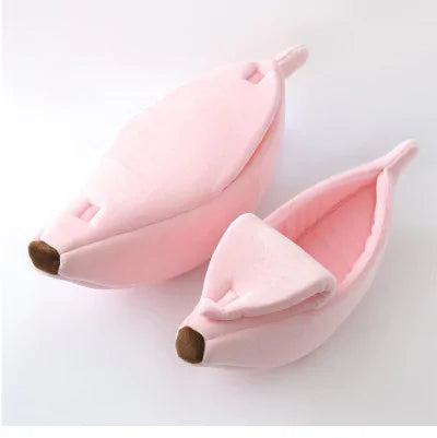 Banana Pet Bed – Cozy Hideout for Cats & Small Dogs