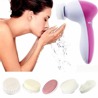 5-in-1 Facial Cleansing Brush – Deep Clean & Exfoliate Anywhere