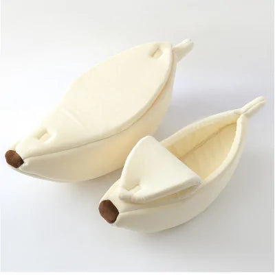 Banana Pet Bed – Cozy Hideout for Cats & Small Dogs